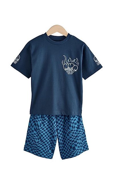 Next T-Shirt & Shorts T-Shirt und Shorts aus 100 % Baumwolle, Set (2-tlg) günstig online kaufen
