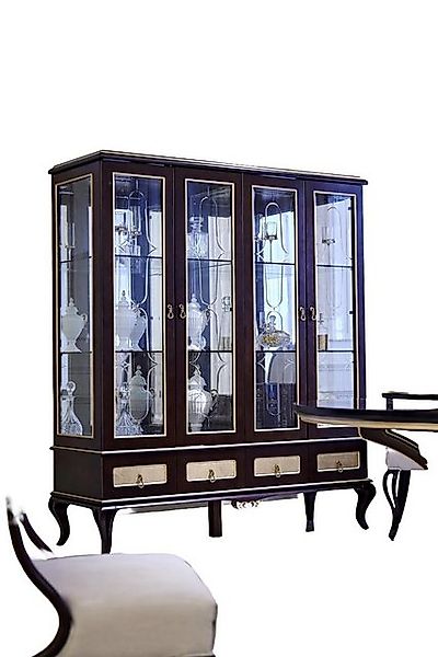 Xlmoebel Vitrine Neue italienische Möbel Vitrinenschrank mit klassischem De günstig online kaufen