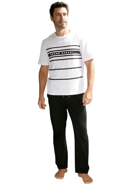 Bruno Banani Pyjama Spar-Set, 3 Stk. tlg., Shirt mit Shorts und langer Hose günstig online kaufen