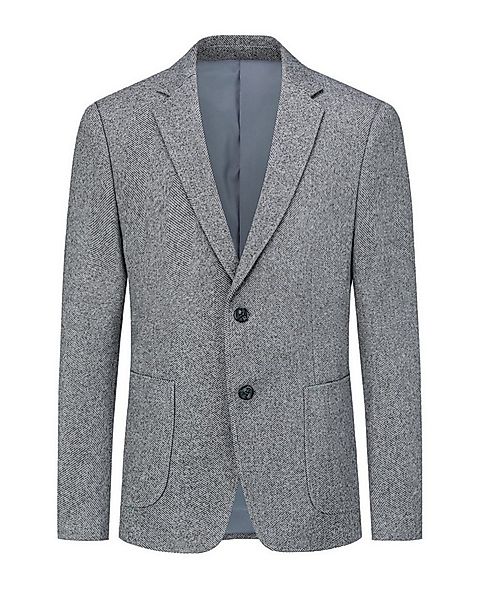 Allthemen Sakko im Slim Fit lässige Anzugjacke mit Streifen günstig online kaufen