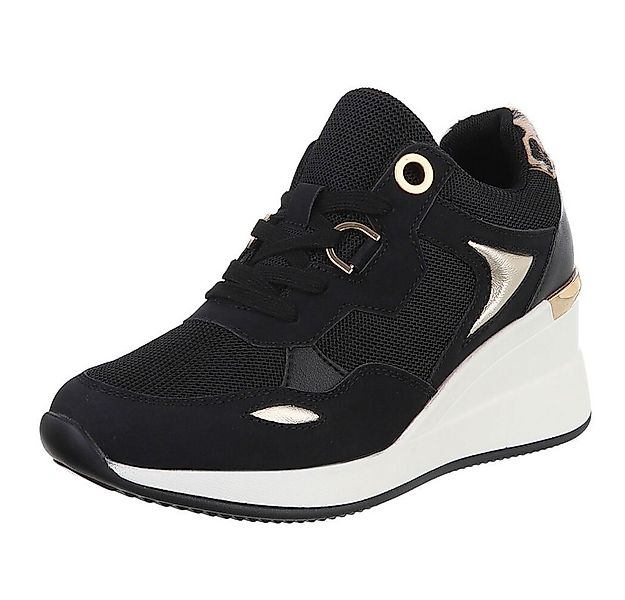 Ital-Design Damen Low-Top Freizeit Sneaker (88577416) Keilabsatz/Wedge Snea günstig online kaufen