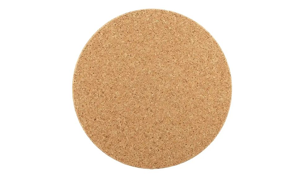 KHG Kork-Untersetzer   ¦ braun ¦ Holzwerkstoff ¦ Maße (cm): H: 1  Ø: 24.5 K günstig online kaufen