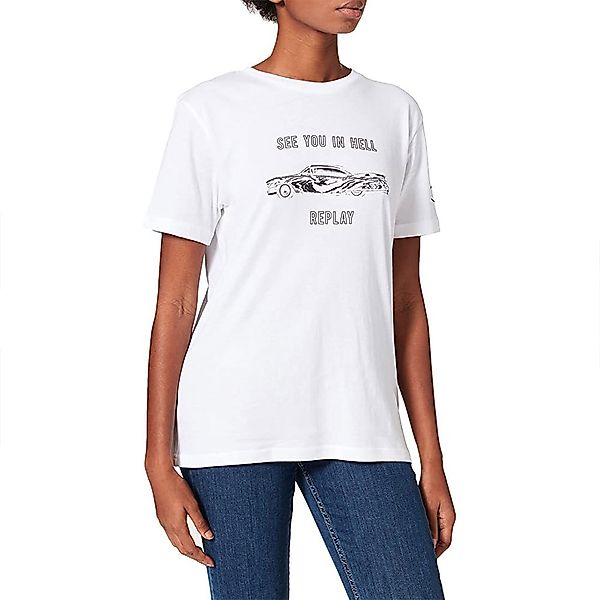 Replay W3510h.000.20994 T-shirt 2XS White günstig online kaufen
