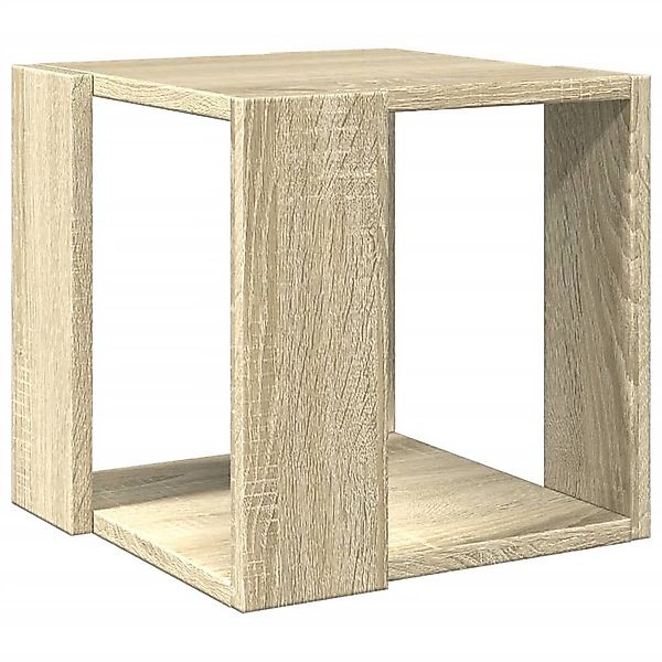 furnicato Couchtisch Sonoma-Eiche 32x32x30 cm Holzwerkstoff günstig online kaufen