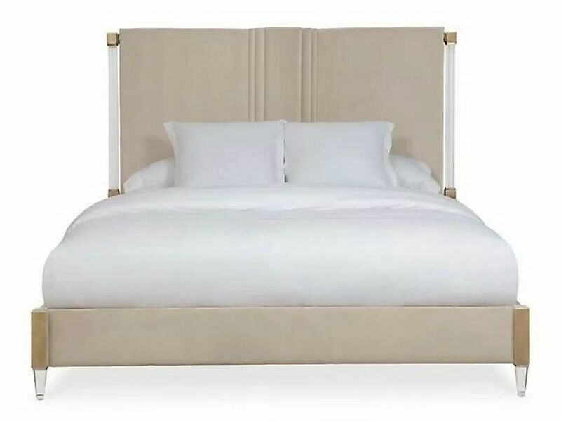 JVmoebel Bett, Luxus Doppel Hotel Betten Schlaf Zimmer Leder 180x200cm günstig online kaufen