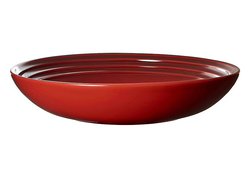 Le Creuset Suppenteller Steinzeug Kirschrot 22cm günstig online kaufen