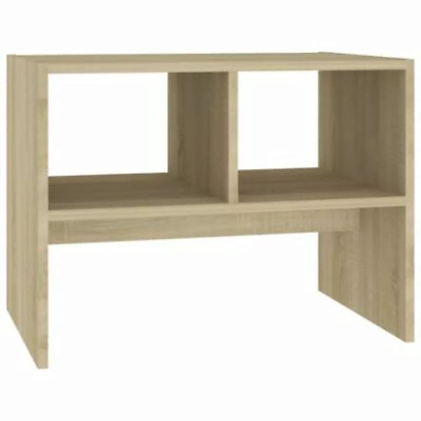 vidaXL Beistelltisch Sonoma-Eiche 60x40x45 cm Holzwerkstoff Beistelltisch b günstig online kaufen
