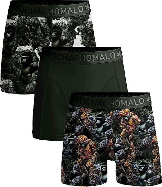 Muchachomalo Boxershorts 3er-Pack Gorilla - Größe M günstig online kaufen