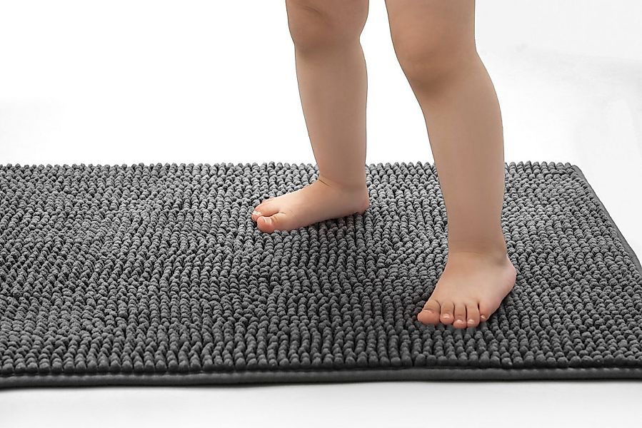 Seamarkt Badematte Chenille Rutschfeste Badematte günstig online kaufen