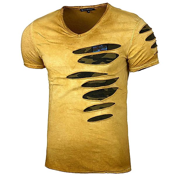 Baxboy T-Shirt Baxboy Used Look Rundhals günstig online kaufen
