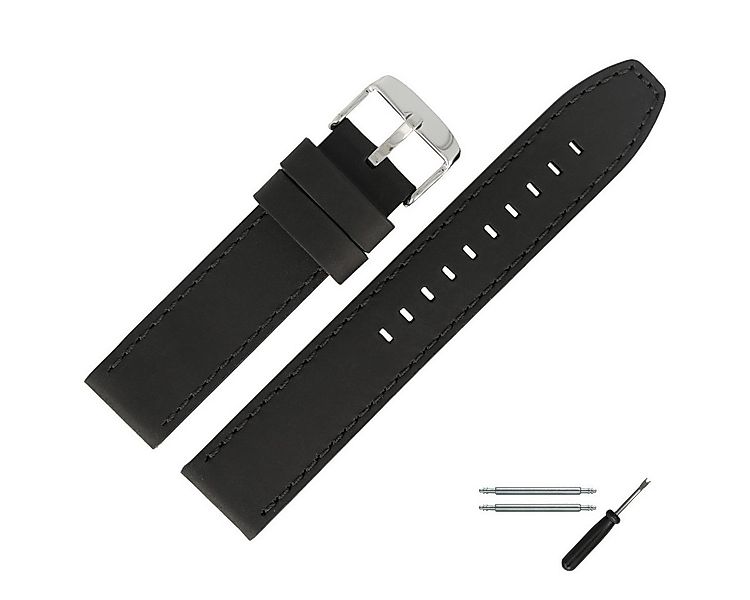 MARBURGER Uhrenarmband 20mm Leder günstig online kaufen