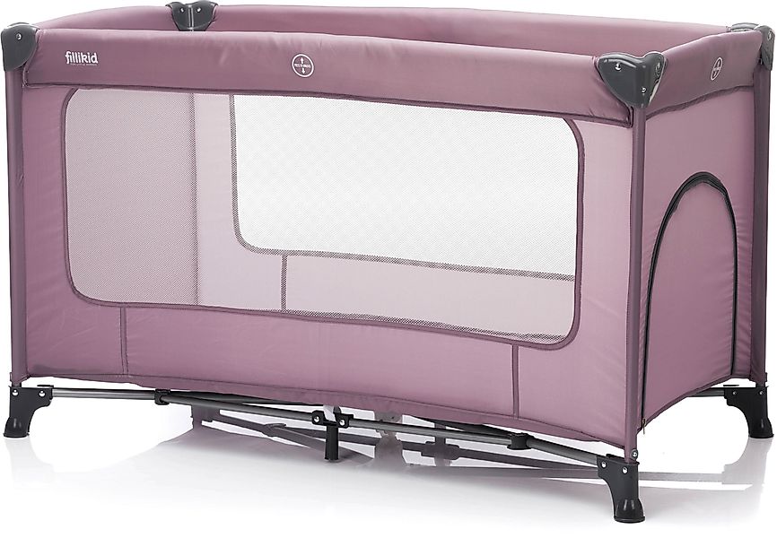 Fillikid Baby-Reisebett Nizza, Himbeer, Inkl. Transporttasche günstig online kaufen
