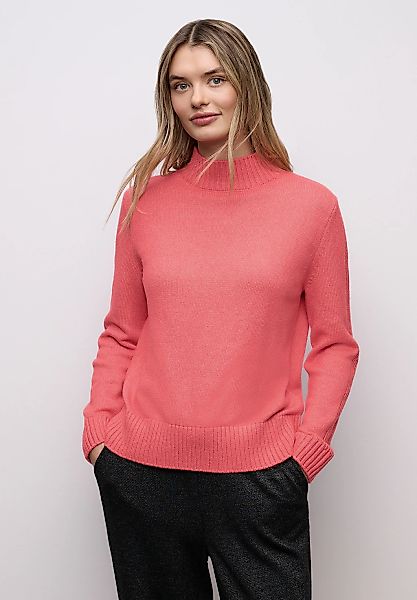 STREET ONE Strickpullover mit Rippstrick günstig online kaufen