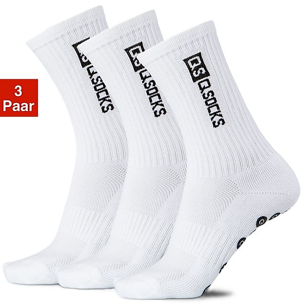 QSOCKS Sportsocken Rutschfeste Fußball Grip Socken günstig online kaufen