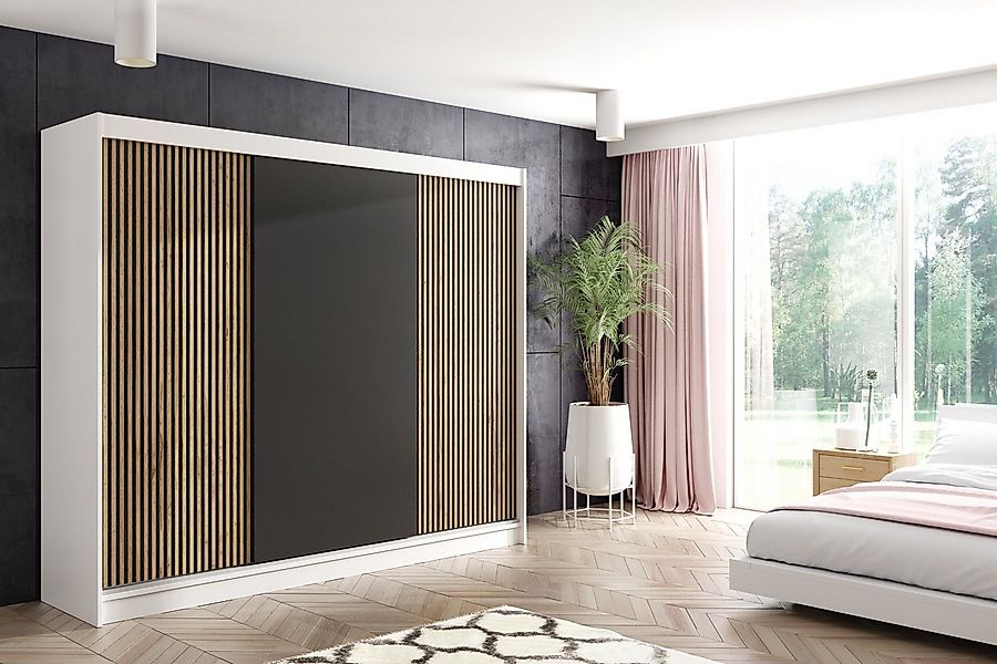 ALTDECOR Schiebetürenschrank VILAN (Kleiderschrank Garderobenschrank mit vi günstig online kaufen