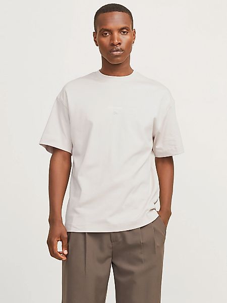 Jack & Jones Rundhalsshirt JJEURBAN EDGE STUDIO TEE SS O-NECK NOOS mit Fron günstig online kaufen