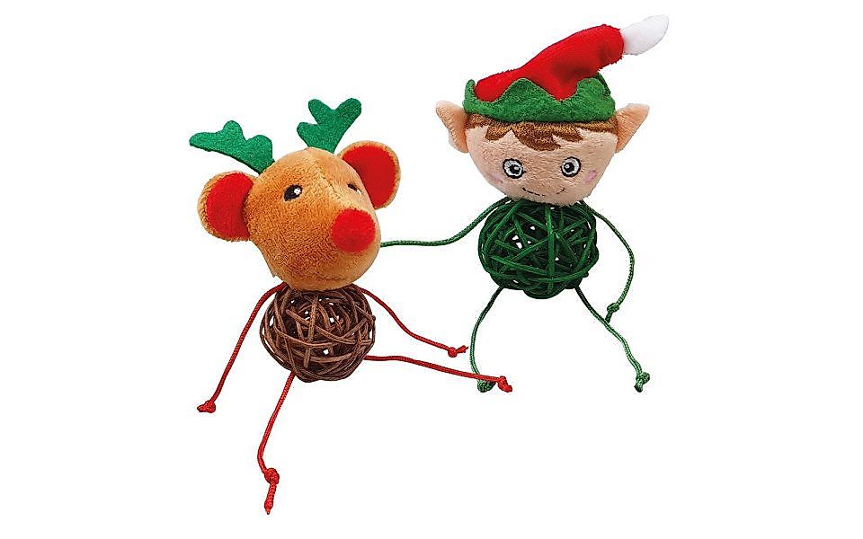 Nobby Tierkuscheltier Nobby Katzenspielzeug Xmas Elf und Rentier, PET günstig online kaufen