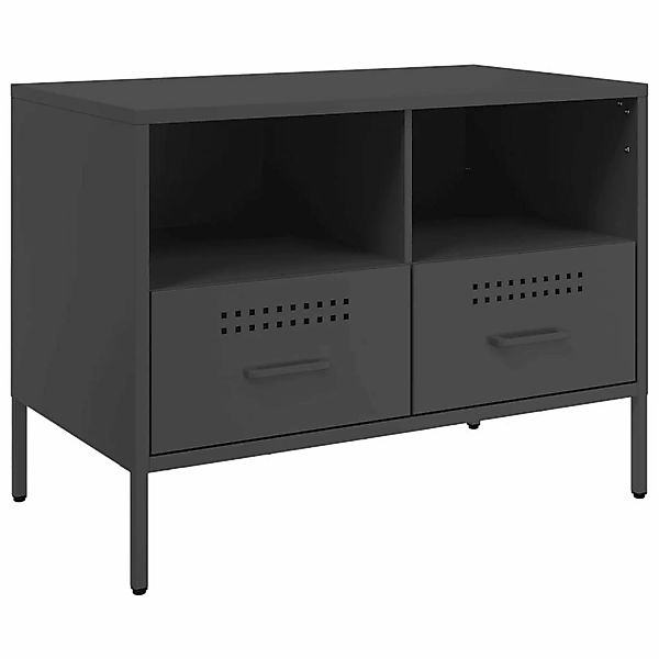 VidaXL TV-Schrank Schwarz 68x39x50,5 cm Kaltgewalzter Stahl günstig online kaufen