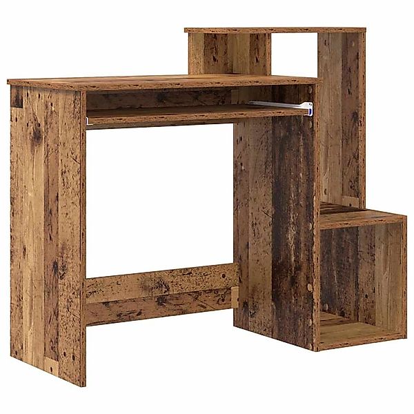 vidaXL Tisch mit Regal Altholz 106 x 40 x 88,5 cm Holzwerkstoff 869472 günstig online kaufen