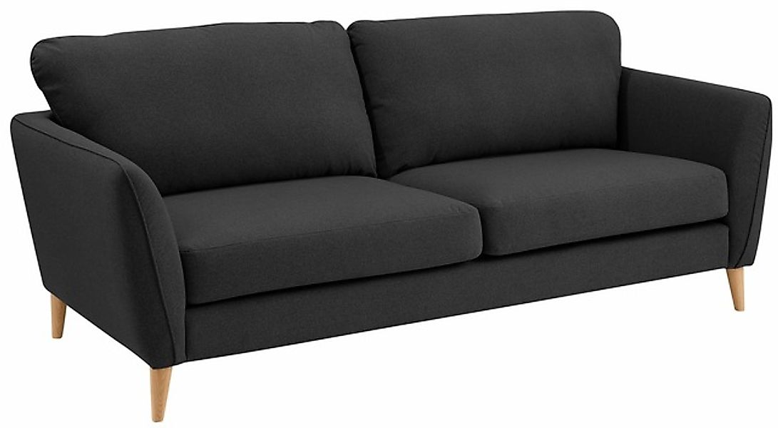 Home affaire 3-Sitzer »MARSEILLE 3er Sofa 206 cm, Cord, Flachgewebe, Strukt günstig online kaufen