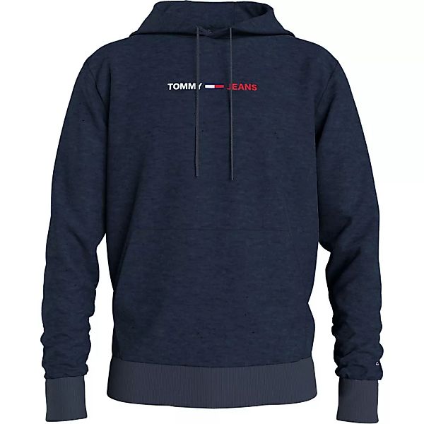 Tommy Jeans Straight Logo Kapuzenpullover S Twilight Navy Heather günstig online kaufen