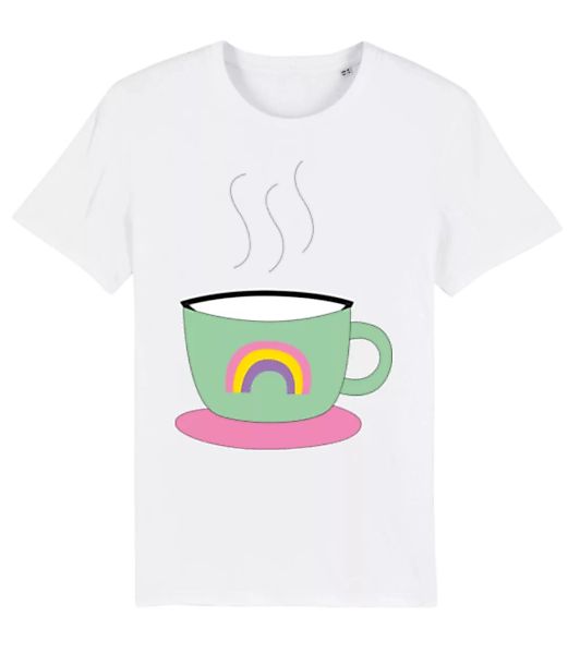 Regenbogen Kaffee Tasse · Männer Bio T-Shirt Stanley Stella günstig online kaufen