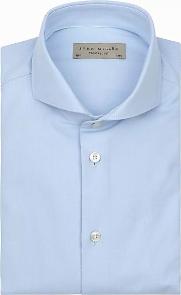 John Miller Hemd Twill Hellblau - Größe 40 günstig online kaufen