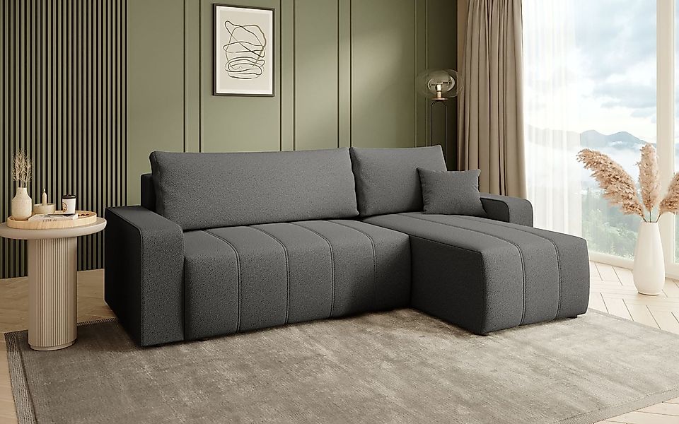 Beautysofa Ecksofa MORI, universelle Seite, mit günstig online kaufen