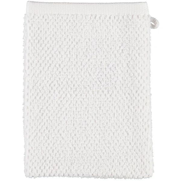 Essenza Connect Organic Uni - Farbe: white - Waschhandschuh 16x22 cm günstig online kaufen