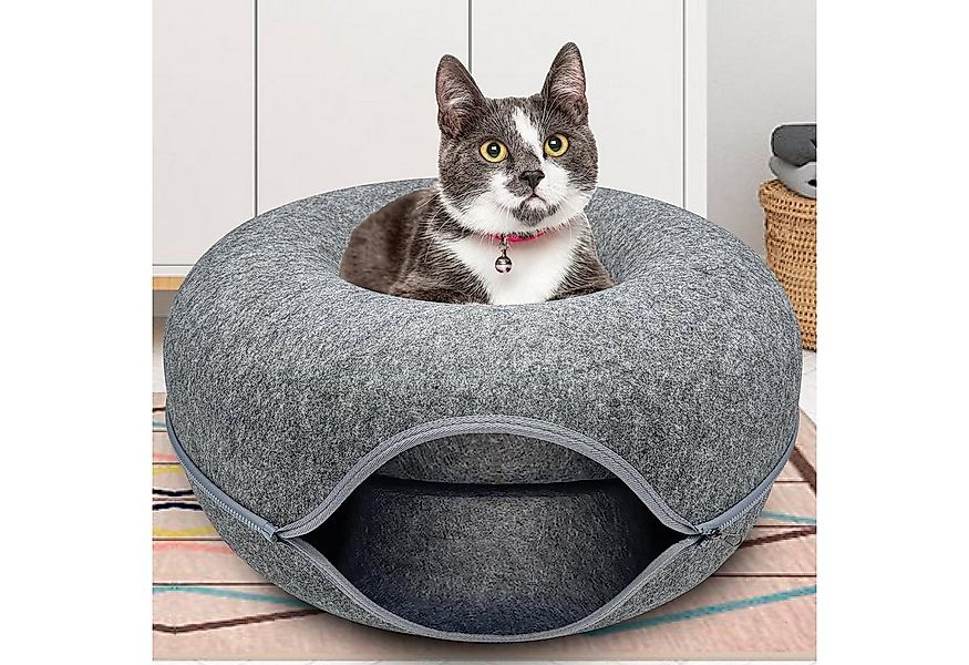 Pisi & Bili Tierbett Katzenbett Katzenhöhle aus Filz, Katzen Zubehör, gemüt günstig online kaufen
