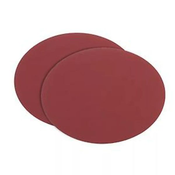 Platzset 2er-Set 'tableMAT' rot oval günstig online kaufen