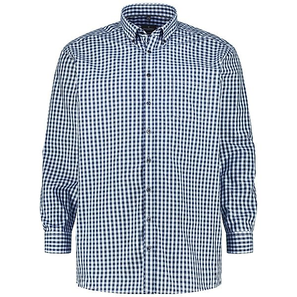 CASA MODA Freizeithemd mit Karomuster Farbe blau Größe: 4XL günstig online kaufen