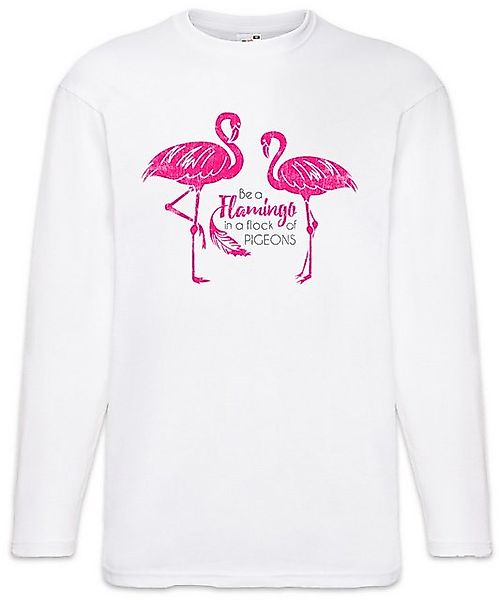 Urban Backwoods Langarmshirt Be A Flamingo Langarm T-Shirt Unicorn Vogel Ei günstig online kaufen