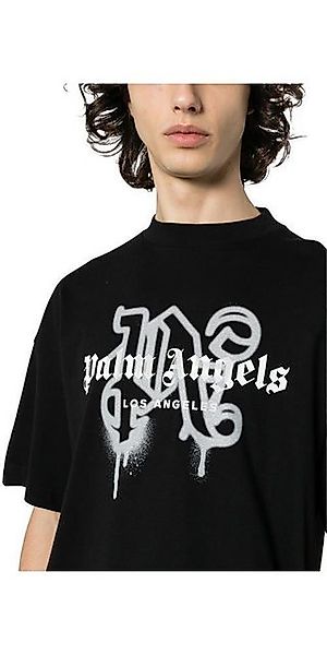 PALM ANGELS Print-Shirt Palm Angels Los Angeles Monogram Print T-Shirt Schw günstig online kaufen