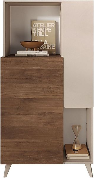 INOSIGN Highboard Monaco Höhe 154 cm, Stauraumschrank mit 2 Türen (4 Fächer günstig online kaufen