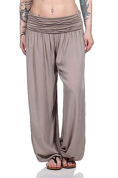 Aurela Damenmode Haremshose Pluderhose sommerlich leichte Yogahose luftige günstig online kaufen