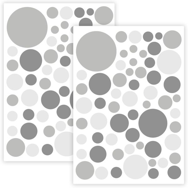 WANDKIND Wandtattoo Kreise Set 120 Stück günstig online kaufen