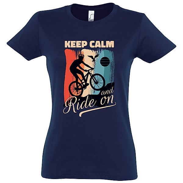 Youth Designz Print-Shirt Keep Calm Fahrrad günstig online kaufen