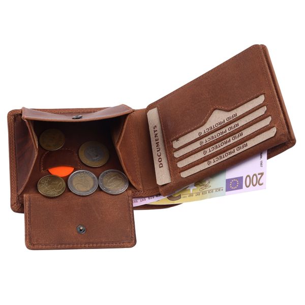 Mercano Geldbörse für Herren aus Vintage-Leder günstig online kaufen