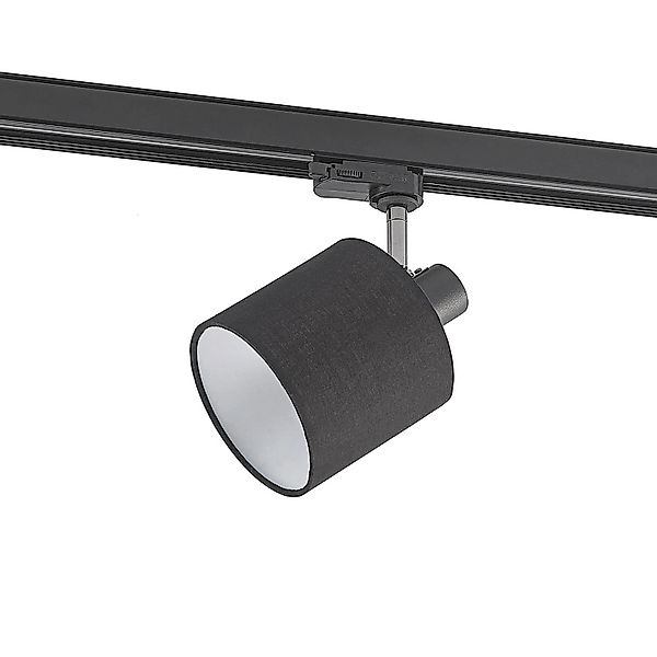 Arcchio Stromschienenstrahler Heleni 9628431 Modern in Schwarz aus Textil 1 günstig online kaufen