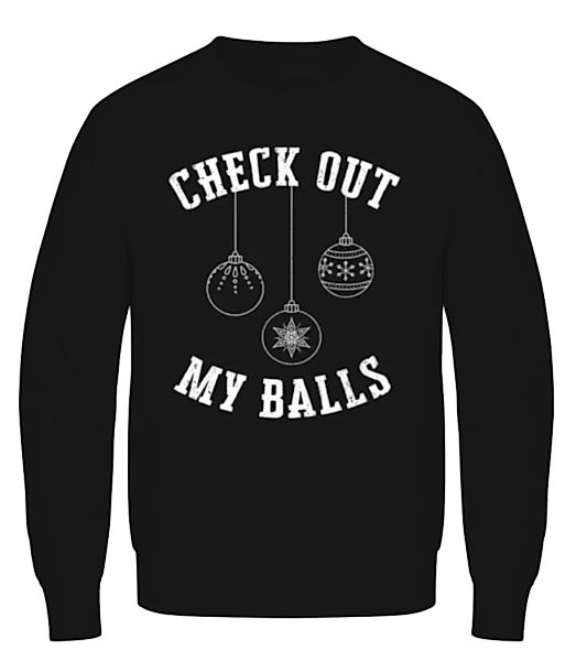Check Out My Balls · Männer Pullover günstig online kaufen