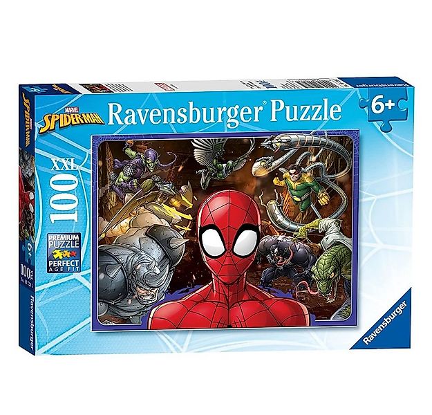 Spiderman Puzzle Puzzle XXL 100 Teile Marvel Spiderman Ravensburger, 100 Pu günstig online kaufen
