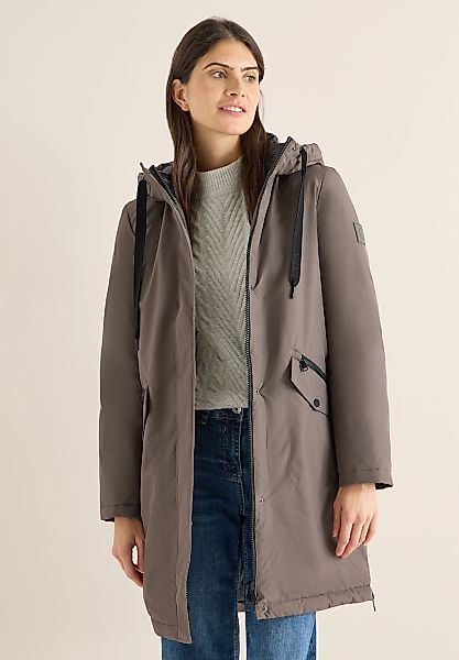 Cecil Langmantel mit Kapuze mit Tunnelzugband günstig online kaufen