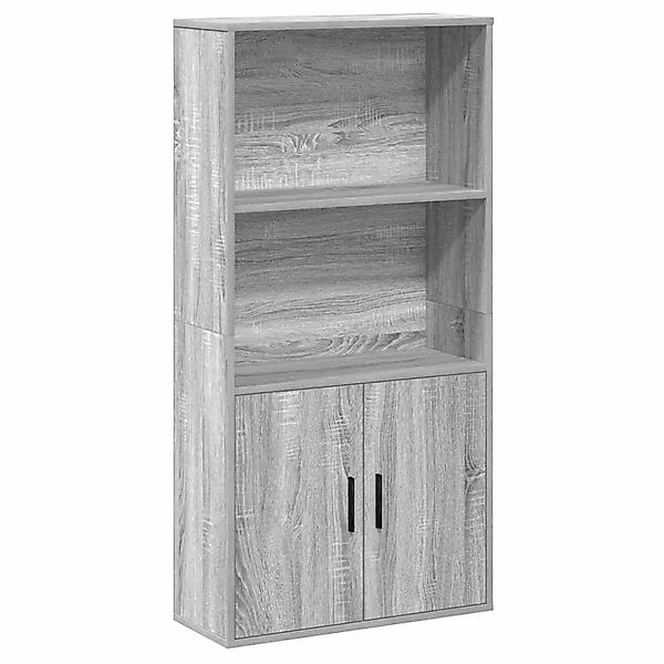 vidaXL Bücherregal Grau Sonoma 60x24x120 cm Holzwerkstoff 860423 günstig online kaufen