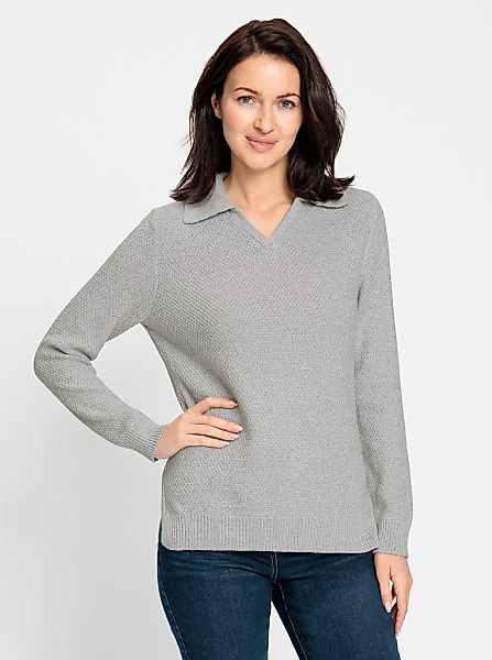 Inspirationen Strickpullover "Polopullover" günstig online kaufen