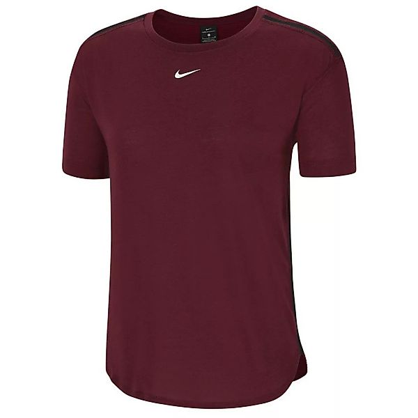Nike Pro Aeroadapt Kurzärmeliges T-shirt XS Dark Beetroot / Metallic Silver günstig online kaufen