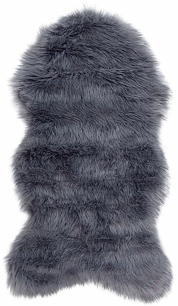 OTTO home Hochflor-Teppich "Valeria Fellteppich kuschelig" fellförmig 60 mm günstig online kaufen