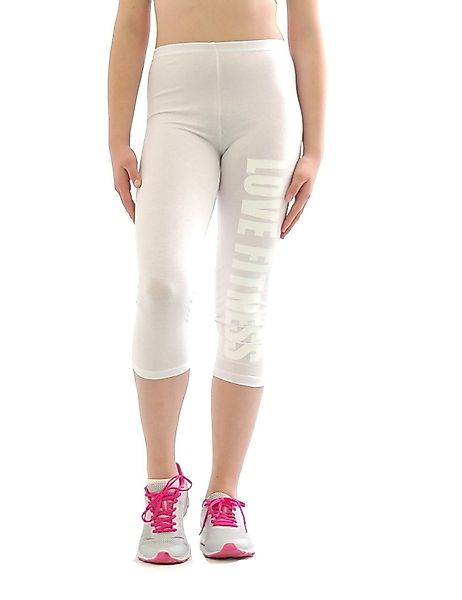 YESET 3/4-Leggings Leggins Hose Capri Aufdruck günstig online kaufen