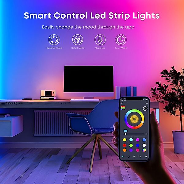 LQWELL LED-Streifen 10-30m LED Strip Licht-Band günstig online kaufen