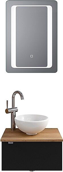 Saphir Badmöbel-Set "Serie 6915" 4 tlg. Gäste-Bad, 51 cm breit, mit LED-Spi günstig online kaufen